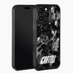 Carbon Case mit Metall Saphire-Black