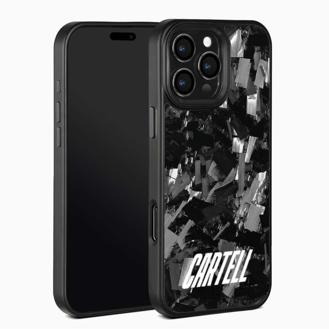 Carbon Case mit Metall Saphire-Black