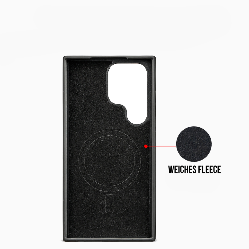 Carell Case mit Metall Flaming-Red
