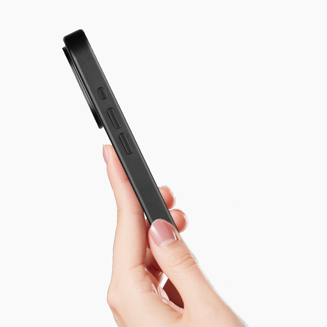 Carbon Case mit Metall Flaming-Red