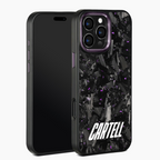 Carbon Case mit Metall Midnight-Purple