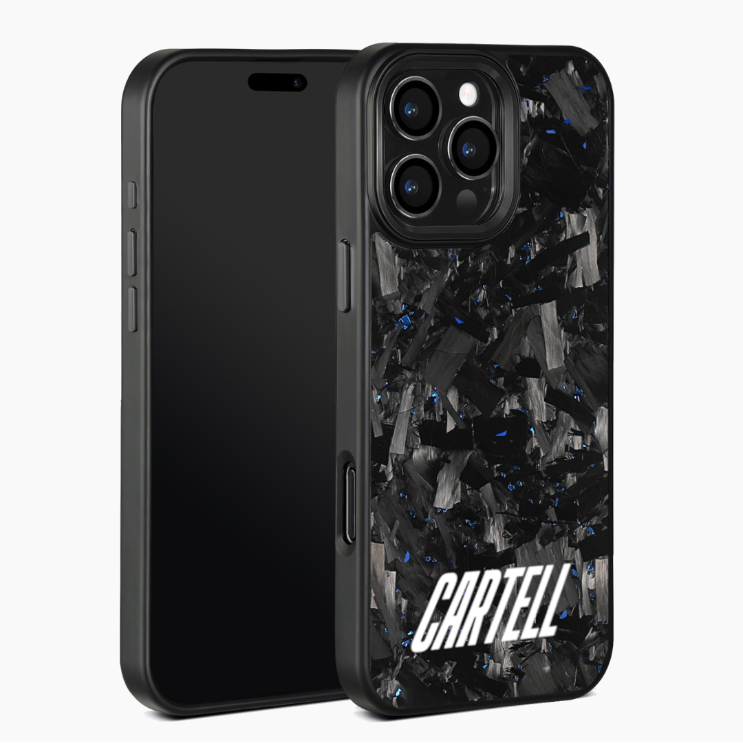 Carbon Case mit Metall Amerius-Blue