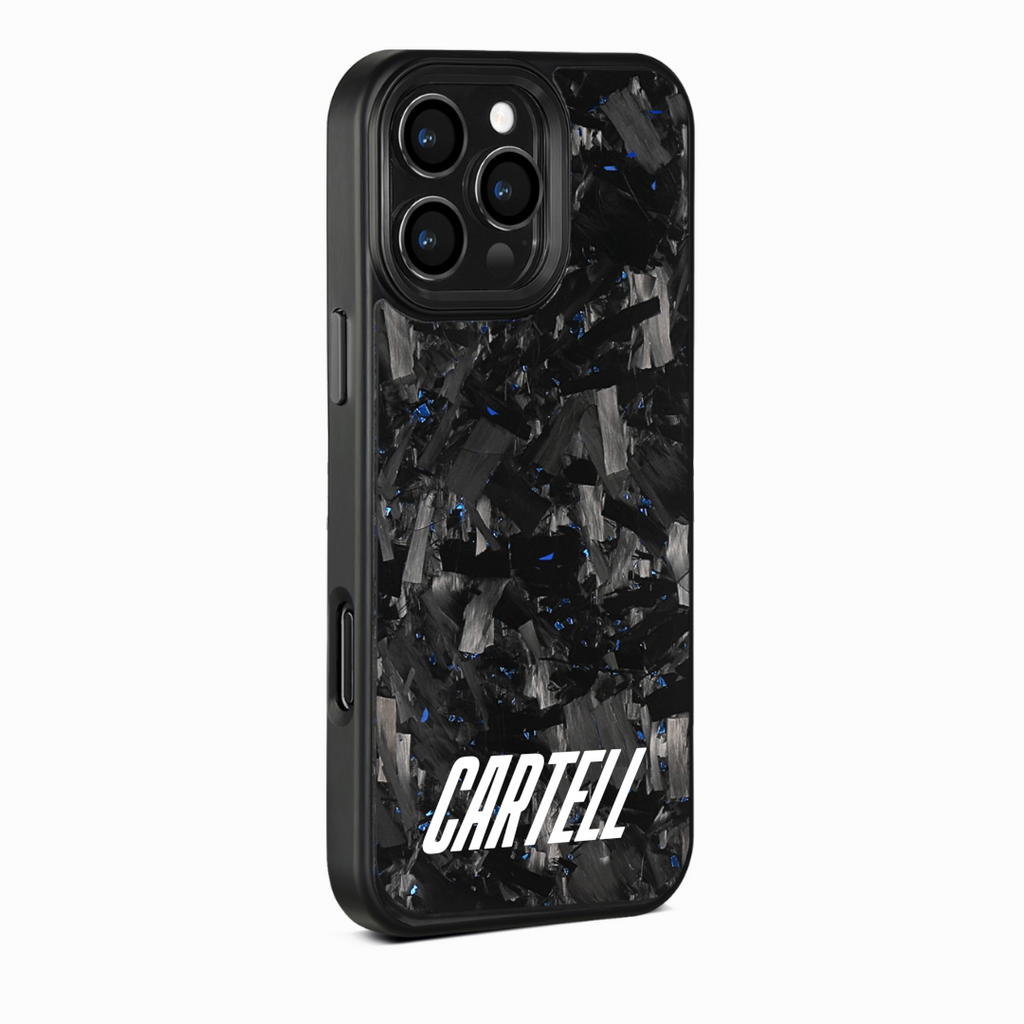 Carbon Case mit Metall Amerius-Blue