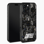 Carbon Case mit Metall King-Blue