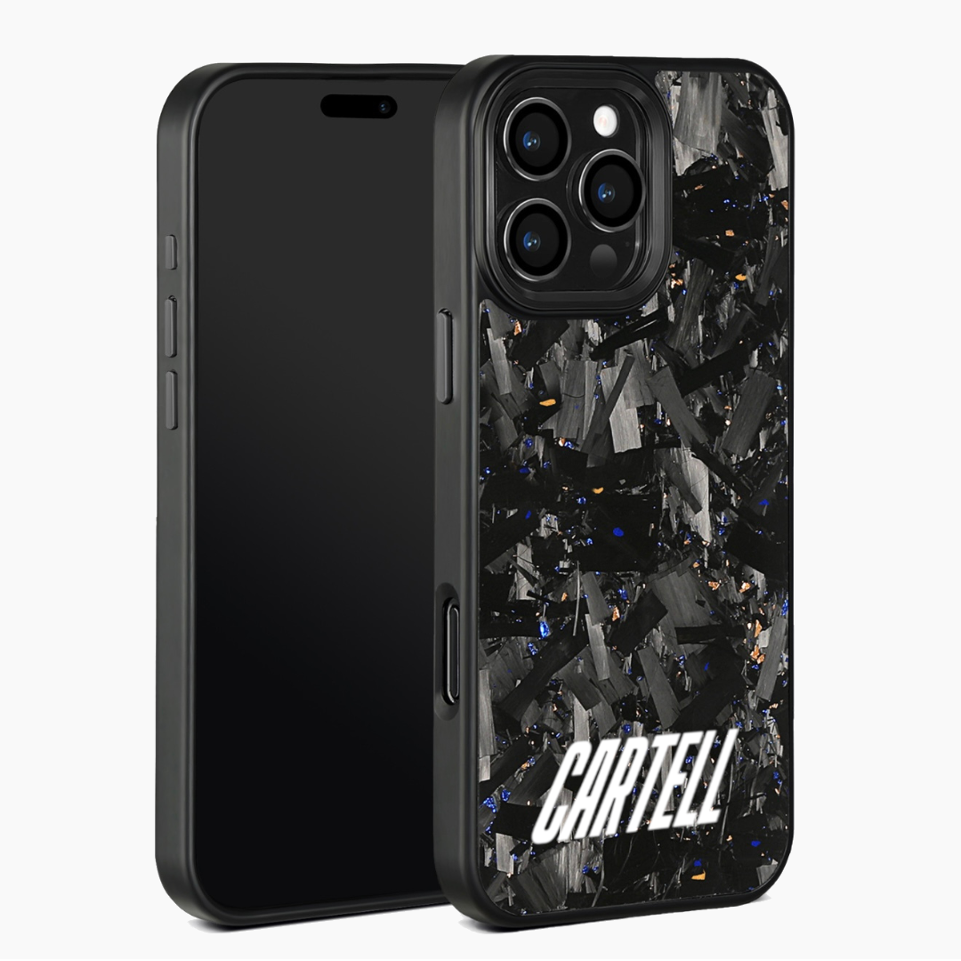 Carbon Case mit Metall King-Blue