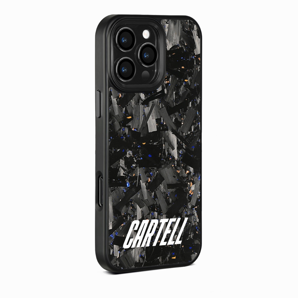 Carbon Case mit Metall King-Blue