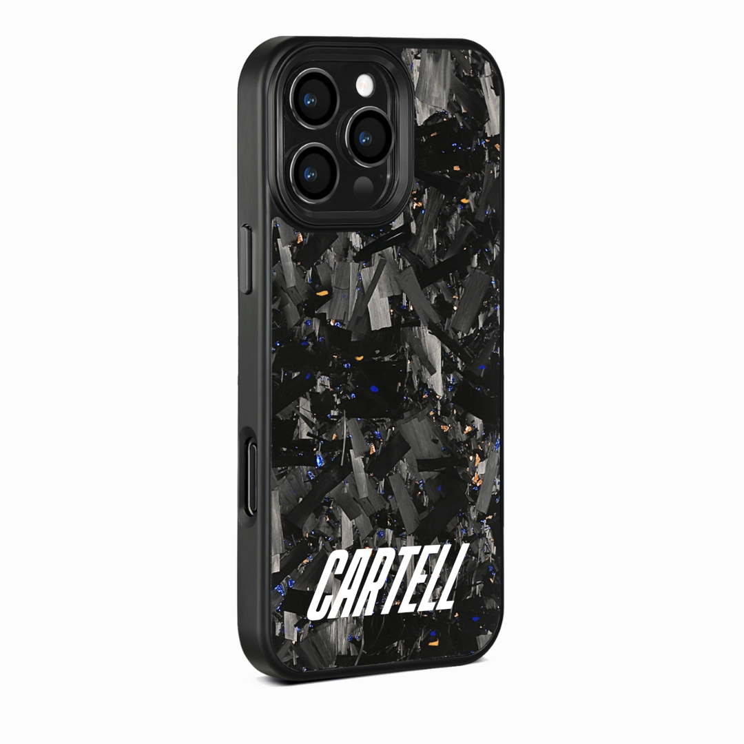 Carbon Case mit Metall King-Blue