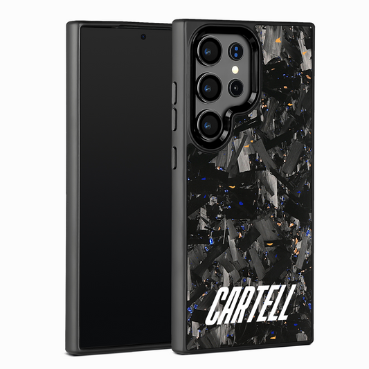 Carell Case mit Metall Blau Gold