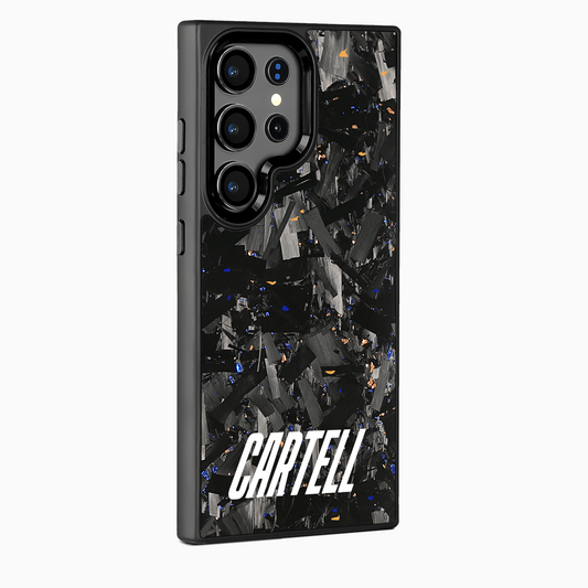 Carell Case mit Metall Blau Gold