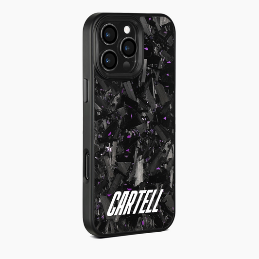 Carbon Case mit Metall Lila