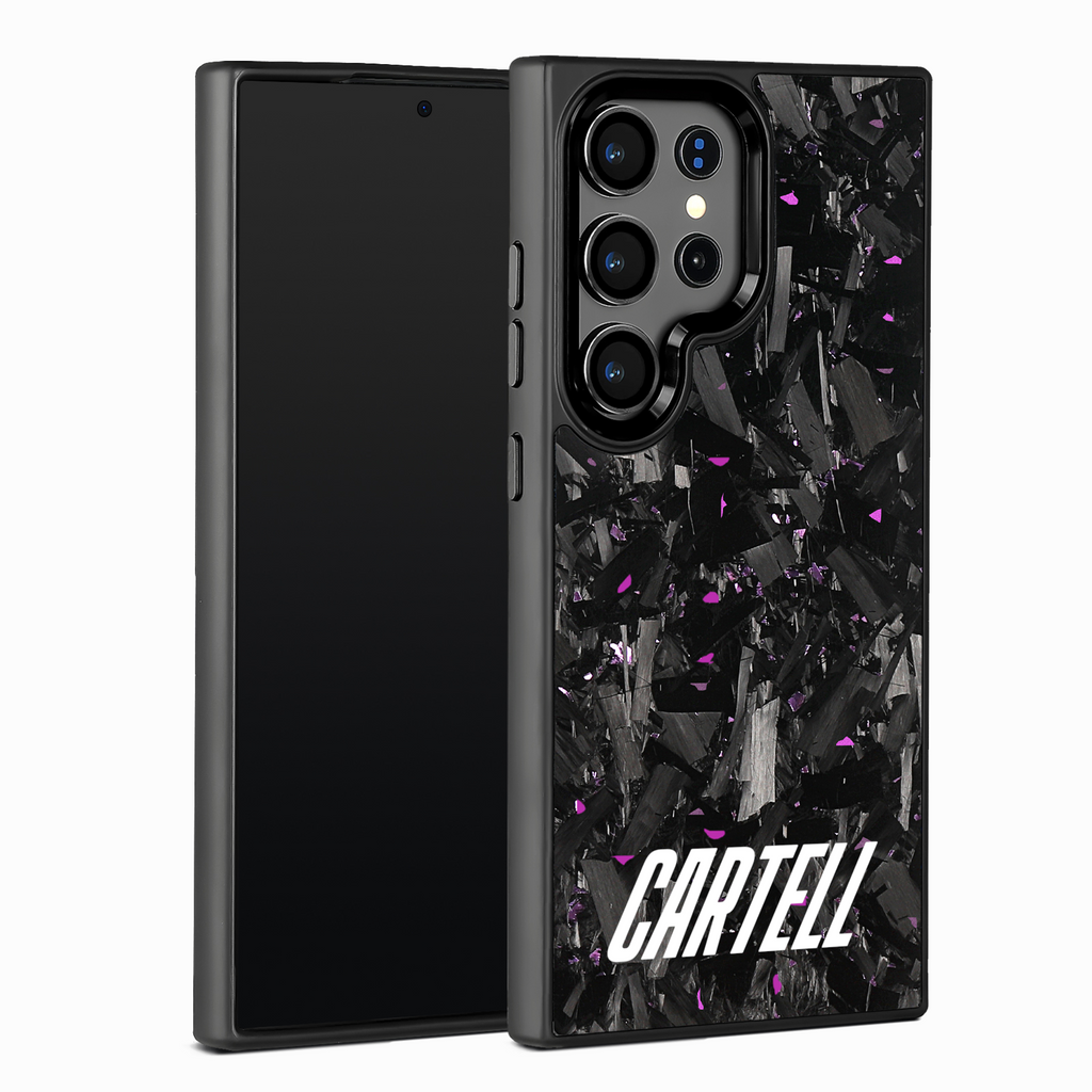 Carell Case mit Metall Midnight-Purple