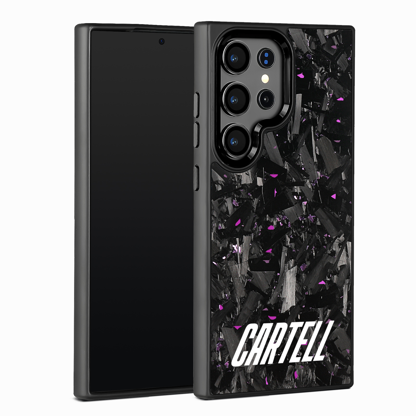 Carell Case mit Metall Midnight-Purple