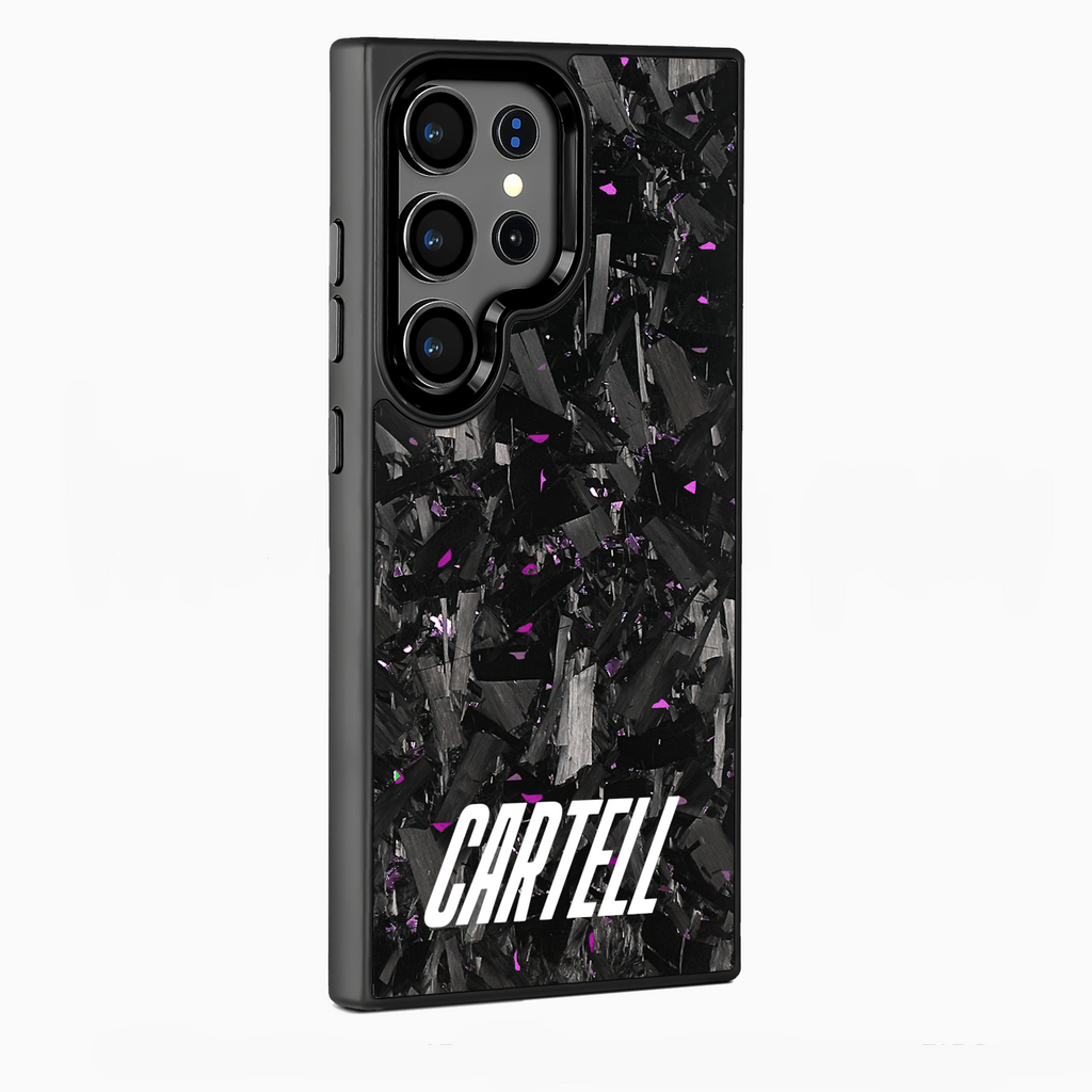 Carell Case mit Metall Midnight-Purple