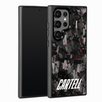 Carell Case mit Metall Flaming-Red