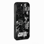 Carbon Case mit Metall Saphire-Black