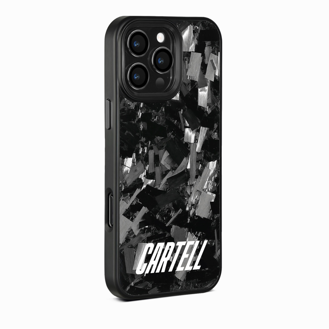 Carbon Case mit Metall Saphire-Black