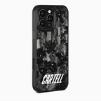 Carbon Case mit Metall APX-Silver