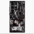 Carell Case mit Metall Flaming-Red