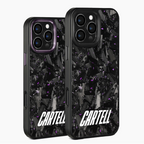 Carbon Case mit Metall Midnight-Purple