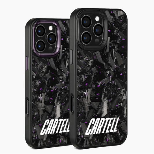 Carbon Case mit Metall Lila