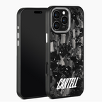 Carbon Case mit Metall APX-Silver
