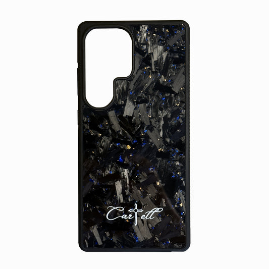 Cartell Case mit Blau Gold Flakes für Samsung