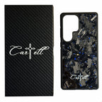 Cartell Case mit Blau Gold Flakes für Samsung