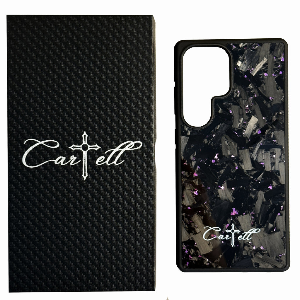 Cartell Case mit Lila Flakes für Samsung