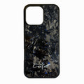 Cartell Case mit Blau Gold Flakes für iPhone